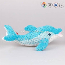 OEM / ODM service dolphine animal de mer peluche en peluche jouets